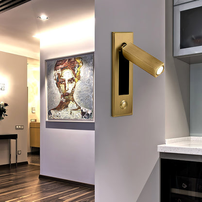 Embedded Bedside Wall Sconce with USB Port