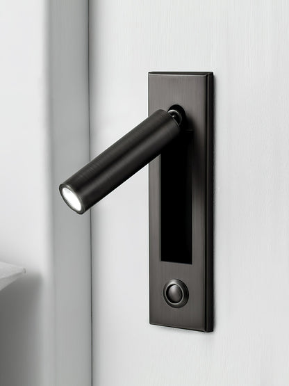 Embedded Bedside Wall Sconce with USB Port