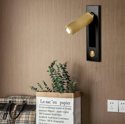 Embedded Bedside Wall Sconce with USB Port