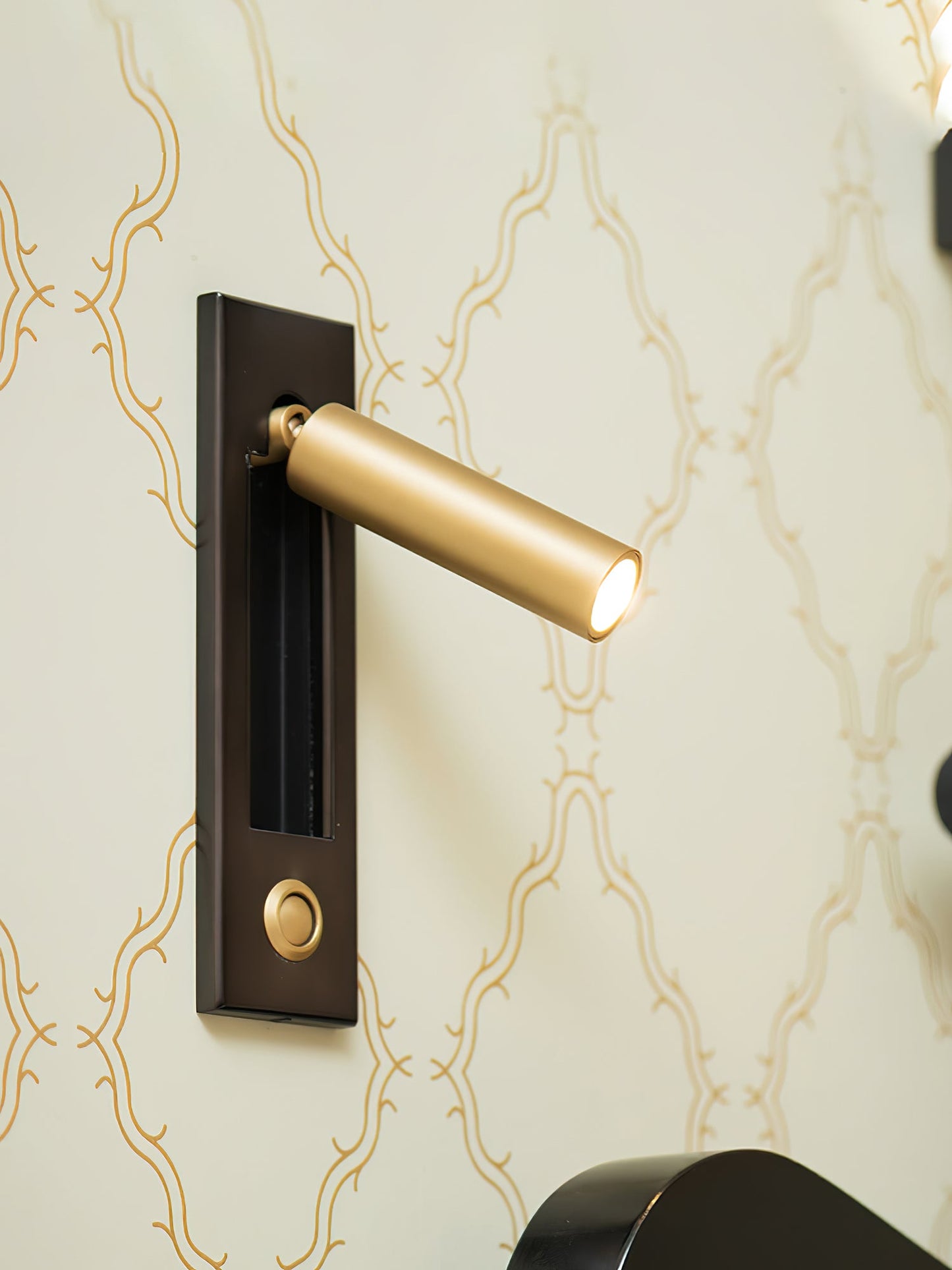 Embedded Bedside Wall Sconce with USB Port