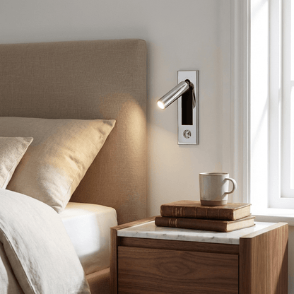 Embedded Bedside Wall Sconce with USB Port