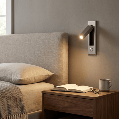 Embedded Bedside Wall Sconce with USB Port