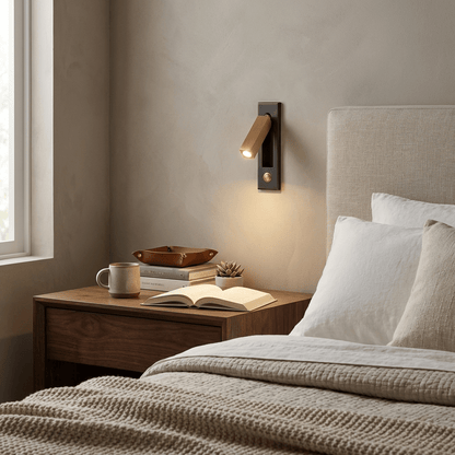 Embedded Bedside Wall Sconce with USB Port