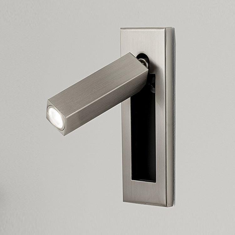 Embedded Bedside Wall Sconce with USB Port — lifestyle view