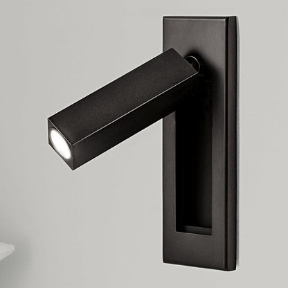 Embedded Bedside Wall Sconce with USB Port — front view