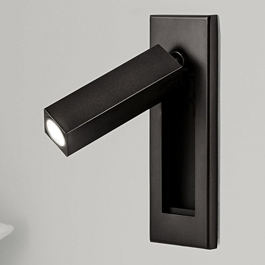 Embedded Bedside Wall Sconce with USB Port — front view