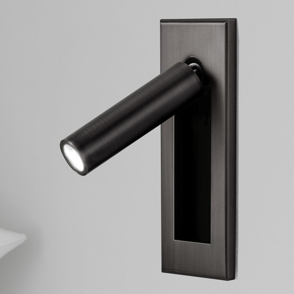 Embedded Bedside Wall Sconce with USB Port — front view
