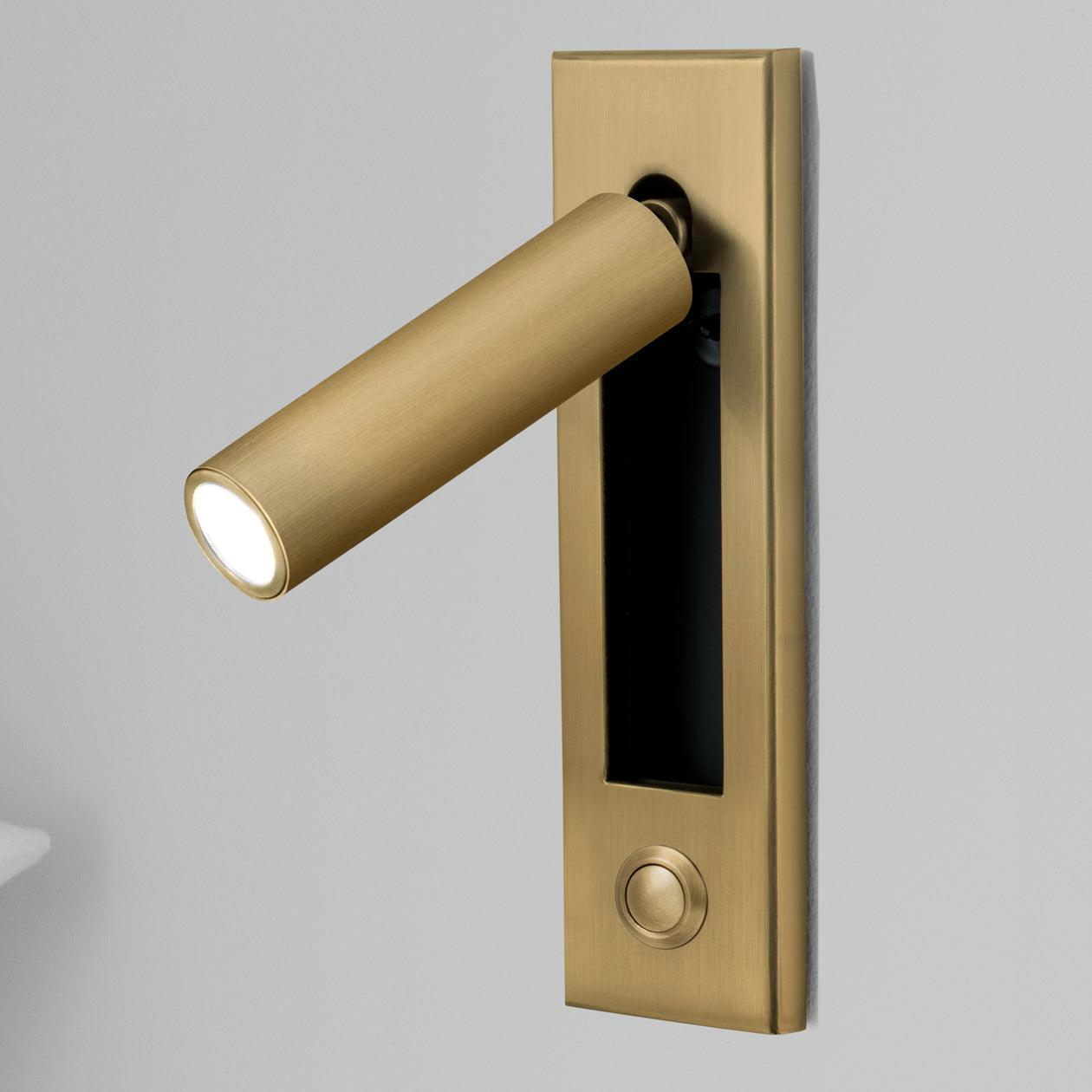 Embedded Bedside Wall Sconce with USB Port