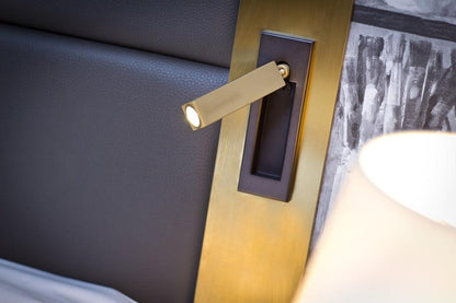 Embedded Bedside Wall Sconce with USB Port