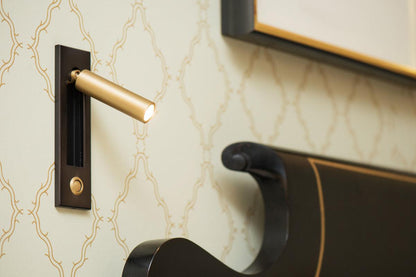 Embedded Bedside Wall Sconce with USB Port