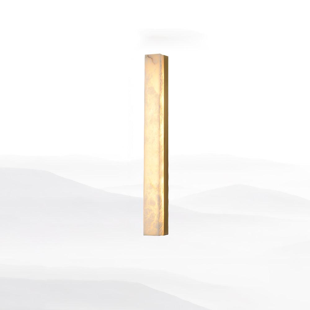 Alabaster Wall Lamp with Adjustable Brightness — detail view