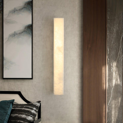 Alabaster Wall Lamp with Adjustable Brightness