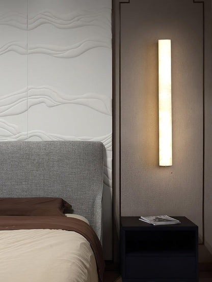 Alabaster Wall Lamp with Adjustable Brightness