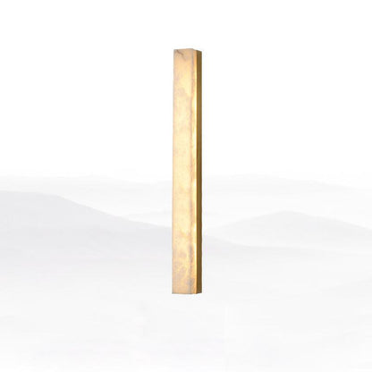 Alabaster Wall Lamp with Adjustable Brightness — lifestyle view