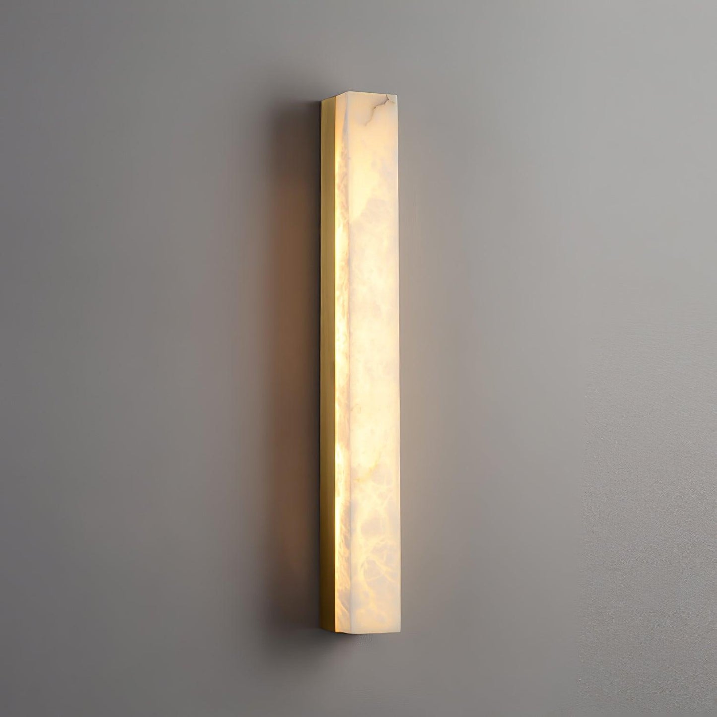 Alabaster Wall Lamp with Adjustable Brightness