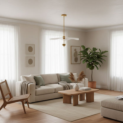 Envolee Double Biscuit Pendant Light Position 15