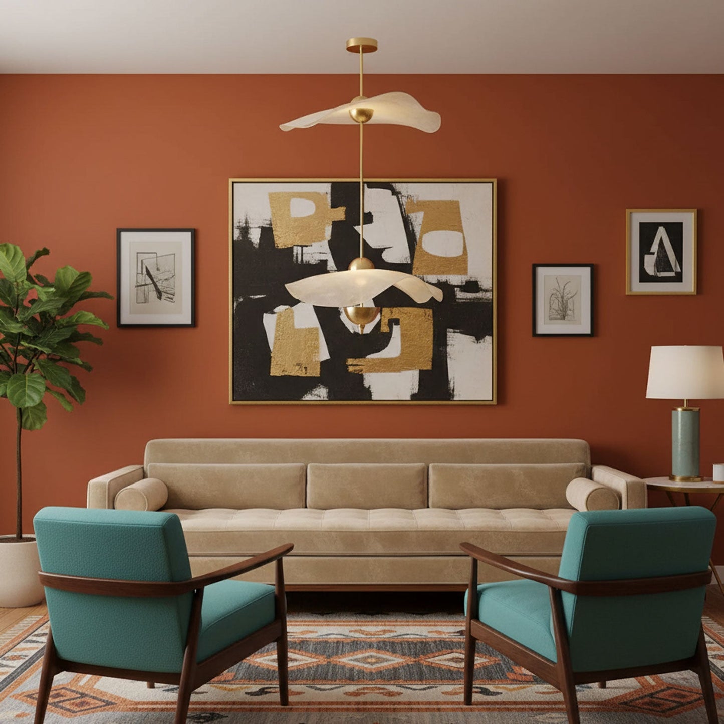 Envolee Double Biscuit Pendant Light Position 11