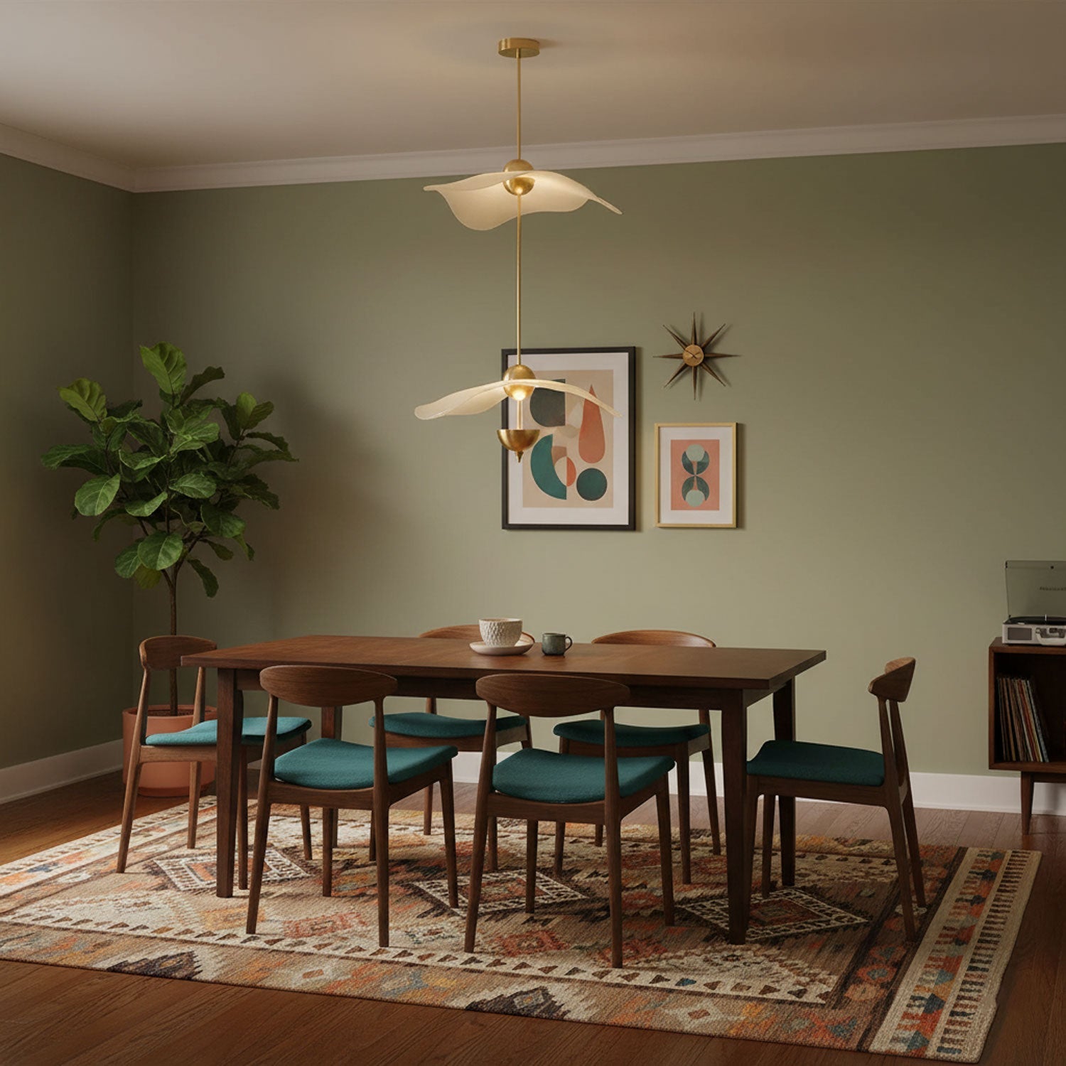 Envolee Double Biscuit Pendant Light Position 14