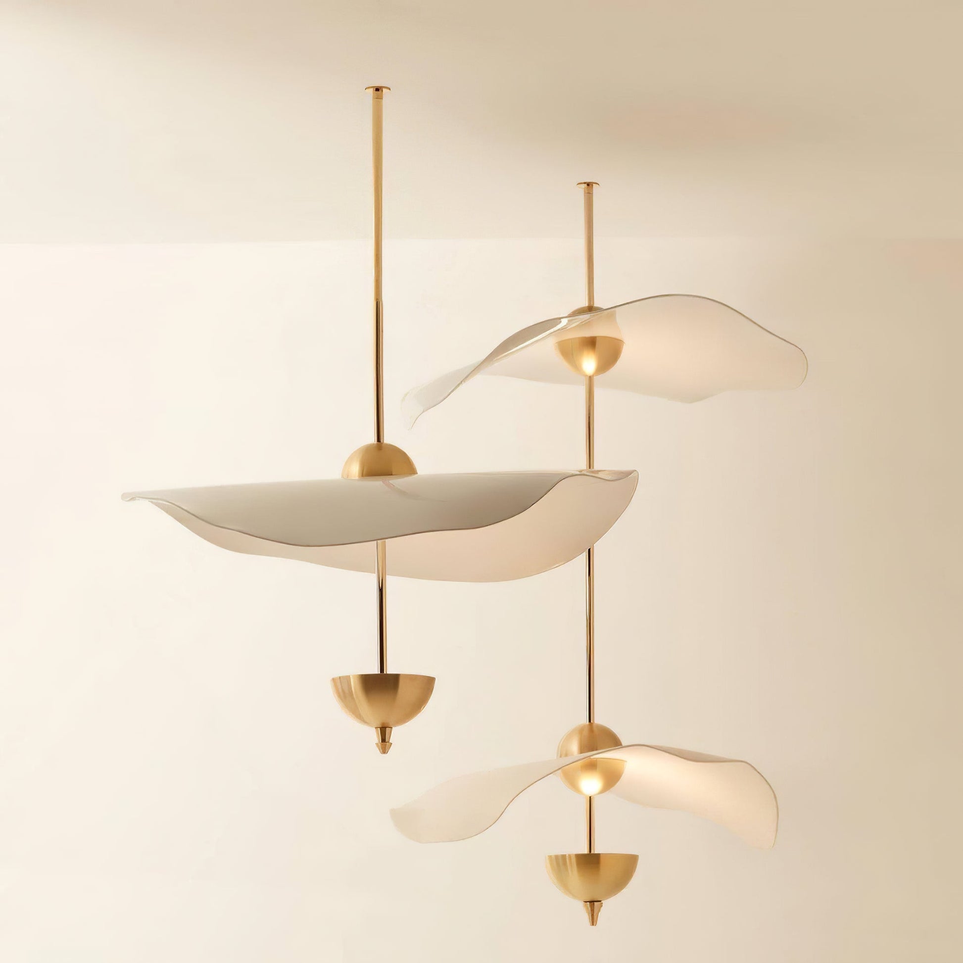 Envolee Double Biscuit Pendant Light Position 67