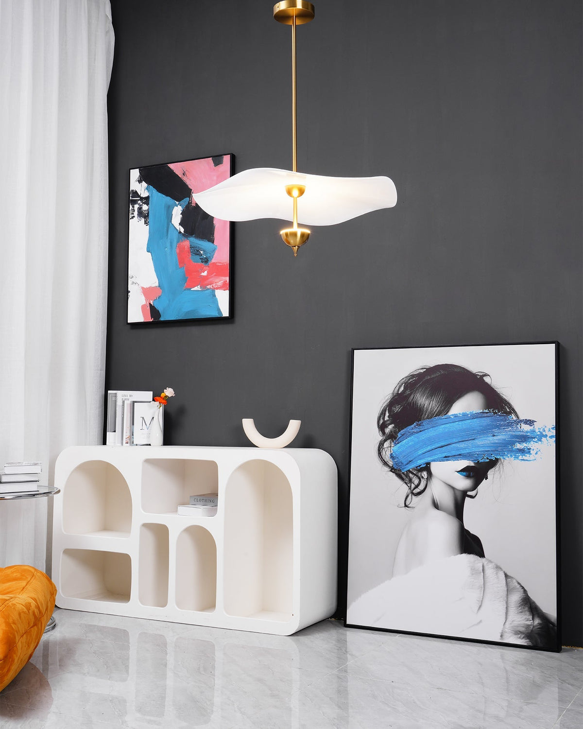 Envolee Double Biscuit Pendant Light Position 54
