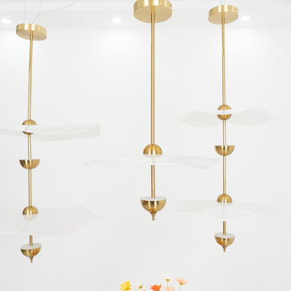 Envolee Double Biscuit Pendant Light Position 56