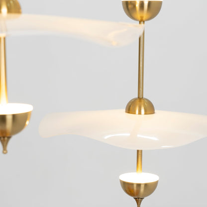 Envolee Double Biscuit Pendant Light Position 57