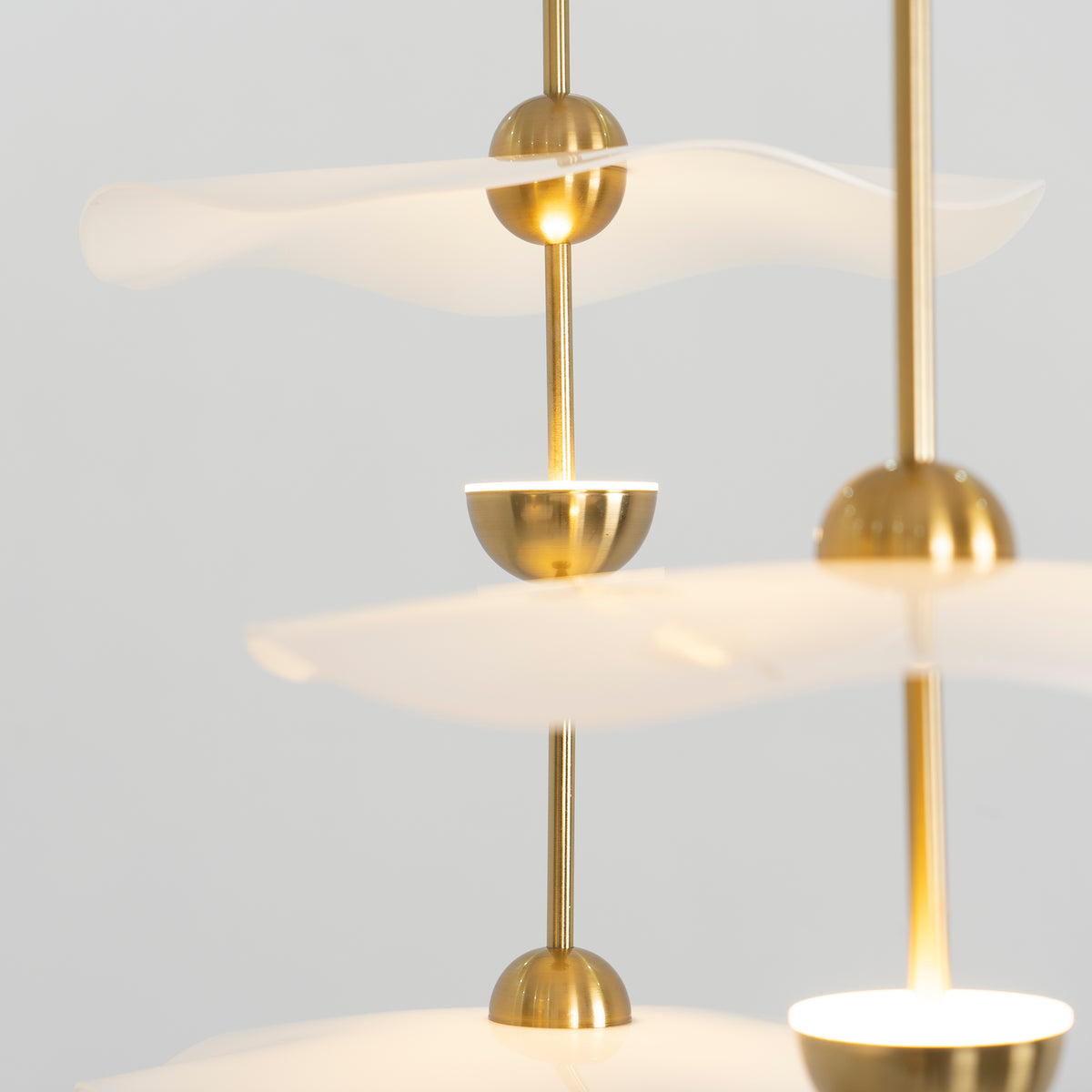 Envolee Double Biscuit Pendant Light Position 58