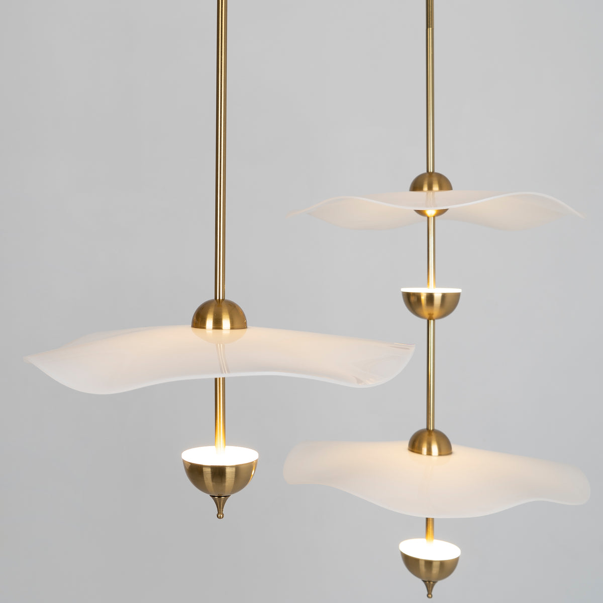 Envolee Double Biscuit Pendant Light Position 61