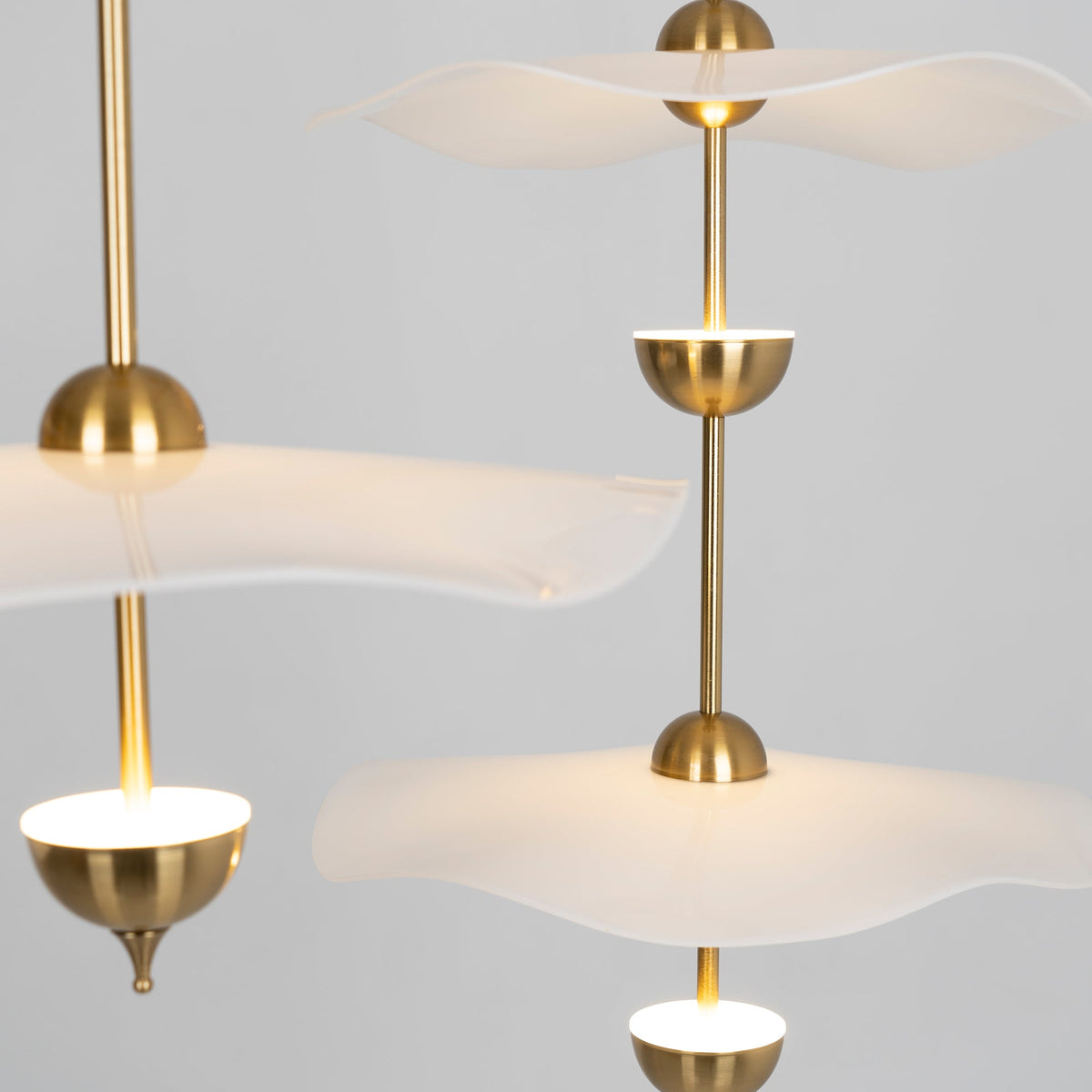 Envolee Double Biscuit Pendant Light Position 62