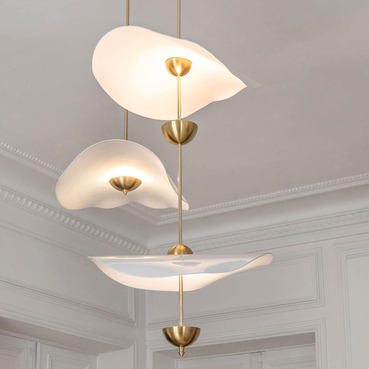 Envolee Double Biscuit Pendant Light Position 71