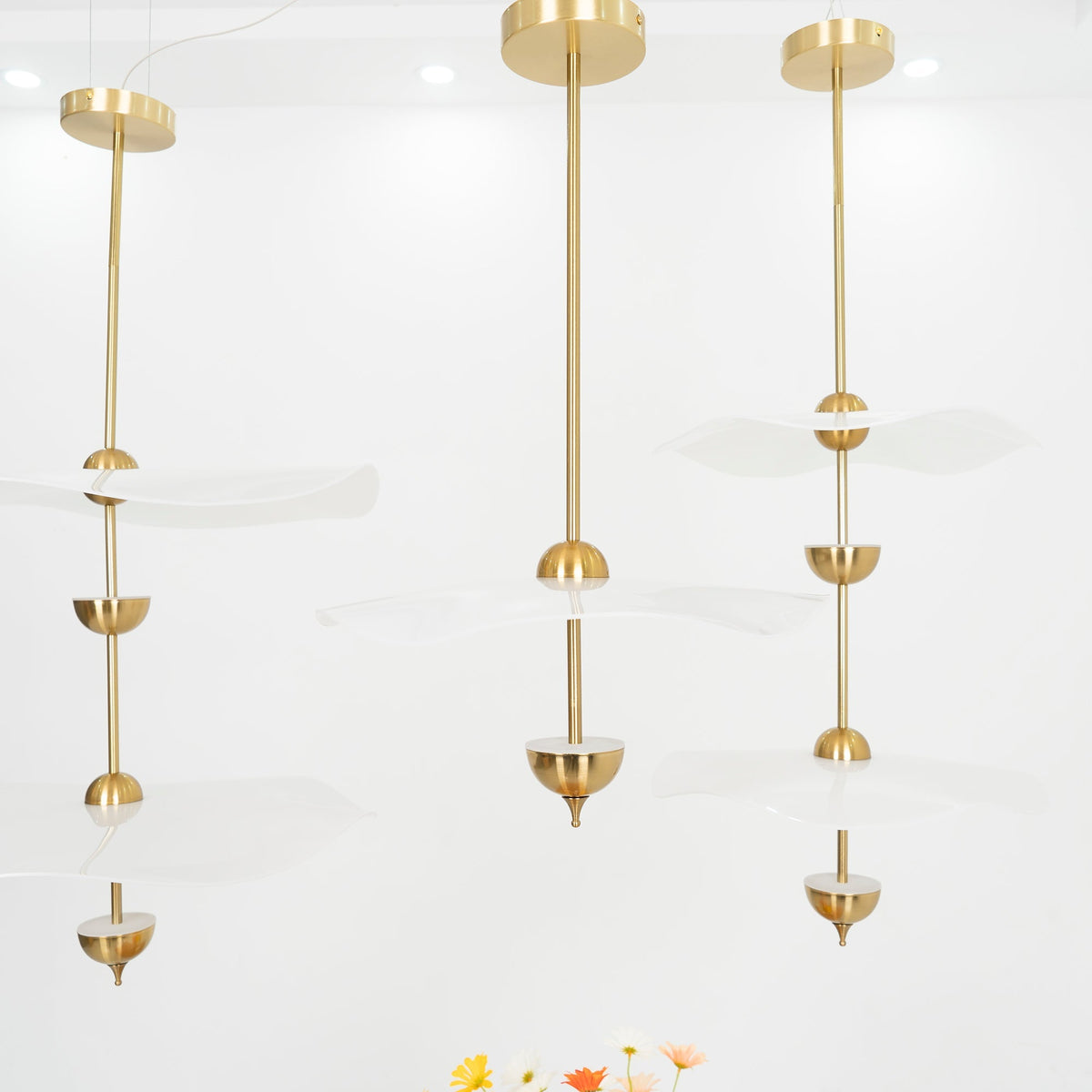 Envolee Double Biscuit Pendant Light Position 73