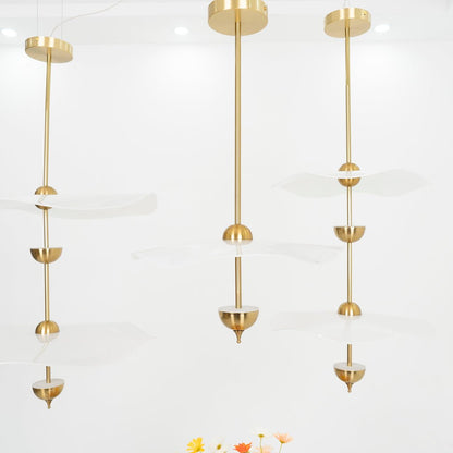Envolee Double Biscuit Pendant Light Position 48