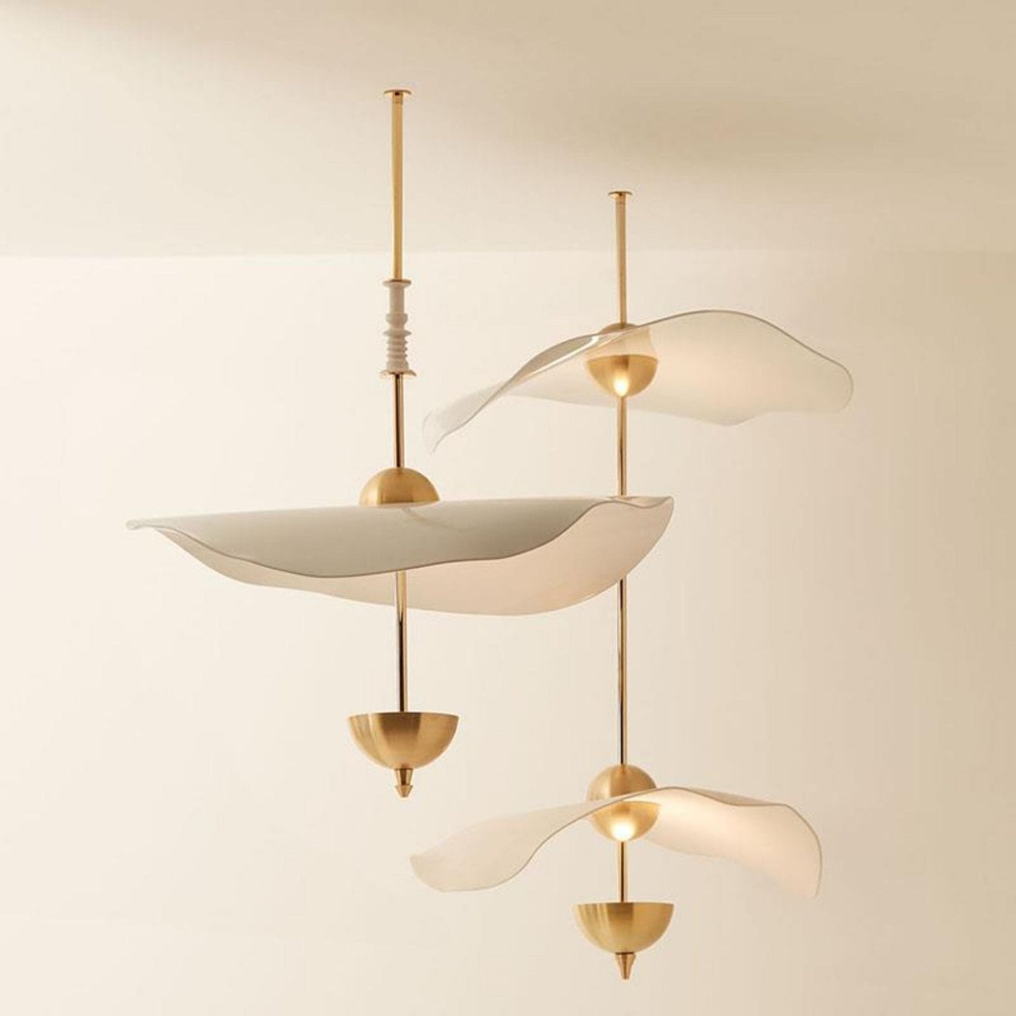 Envolee Double Biscuit Pendant Light Position 82