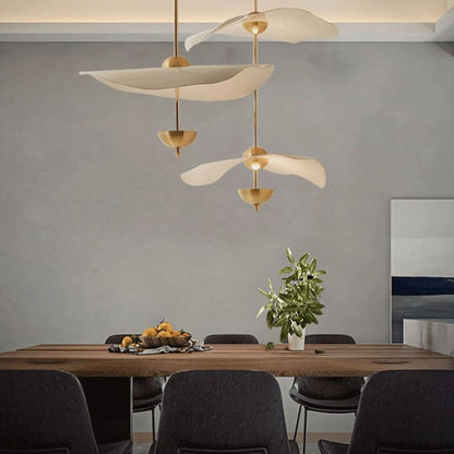 Double-Layer Pendant Light with Warm Glow — detail view