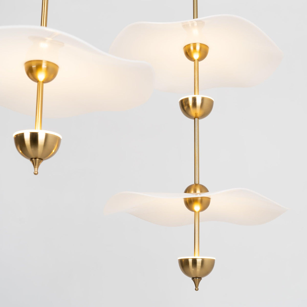 Envolee Double Biscuit Pendant Light Position 30