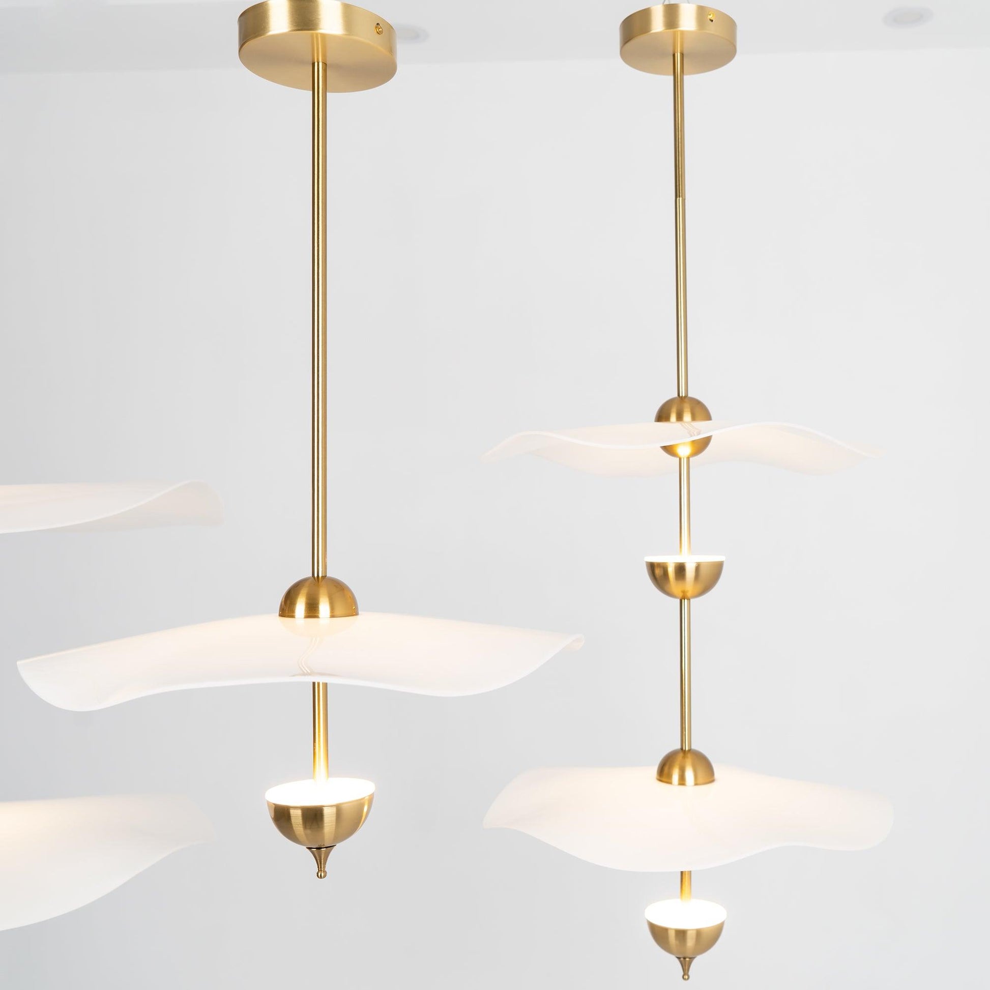 Envolee Double Biscuit Pendant Light Position 23