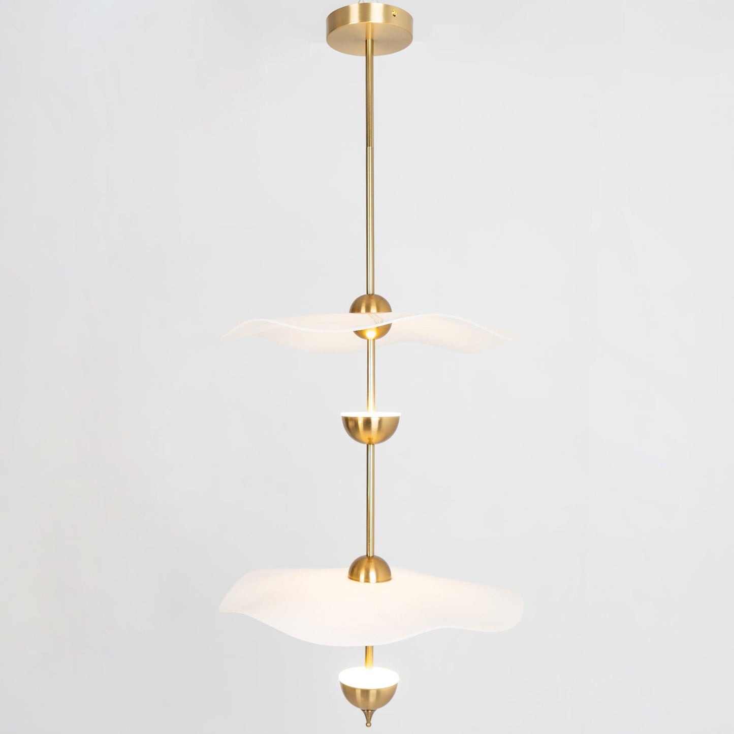 Envolee Double Biscuit Pendant Light Position 42