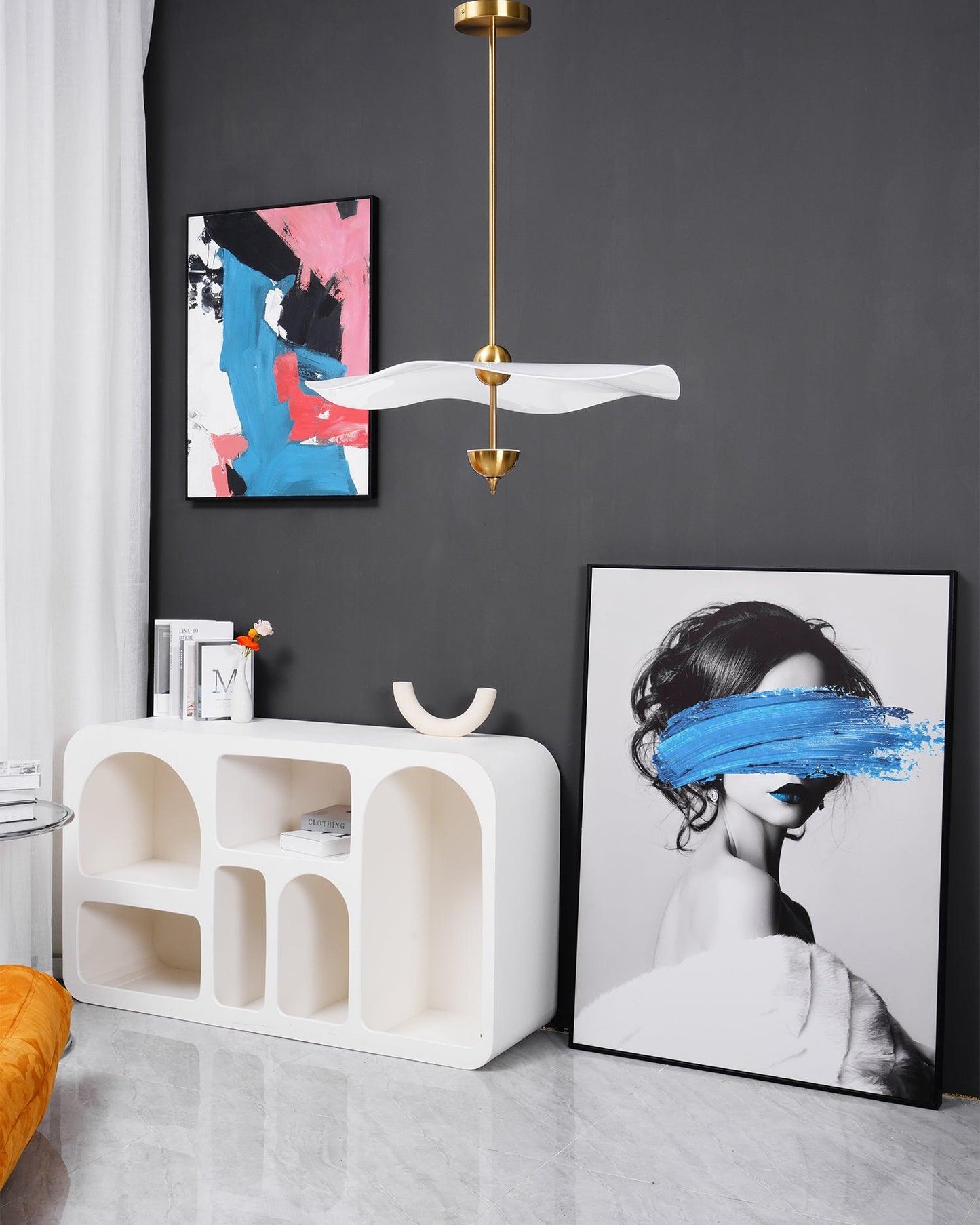 Envolee Double Biscuit Pendant Light Position 27