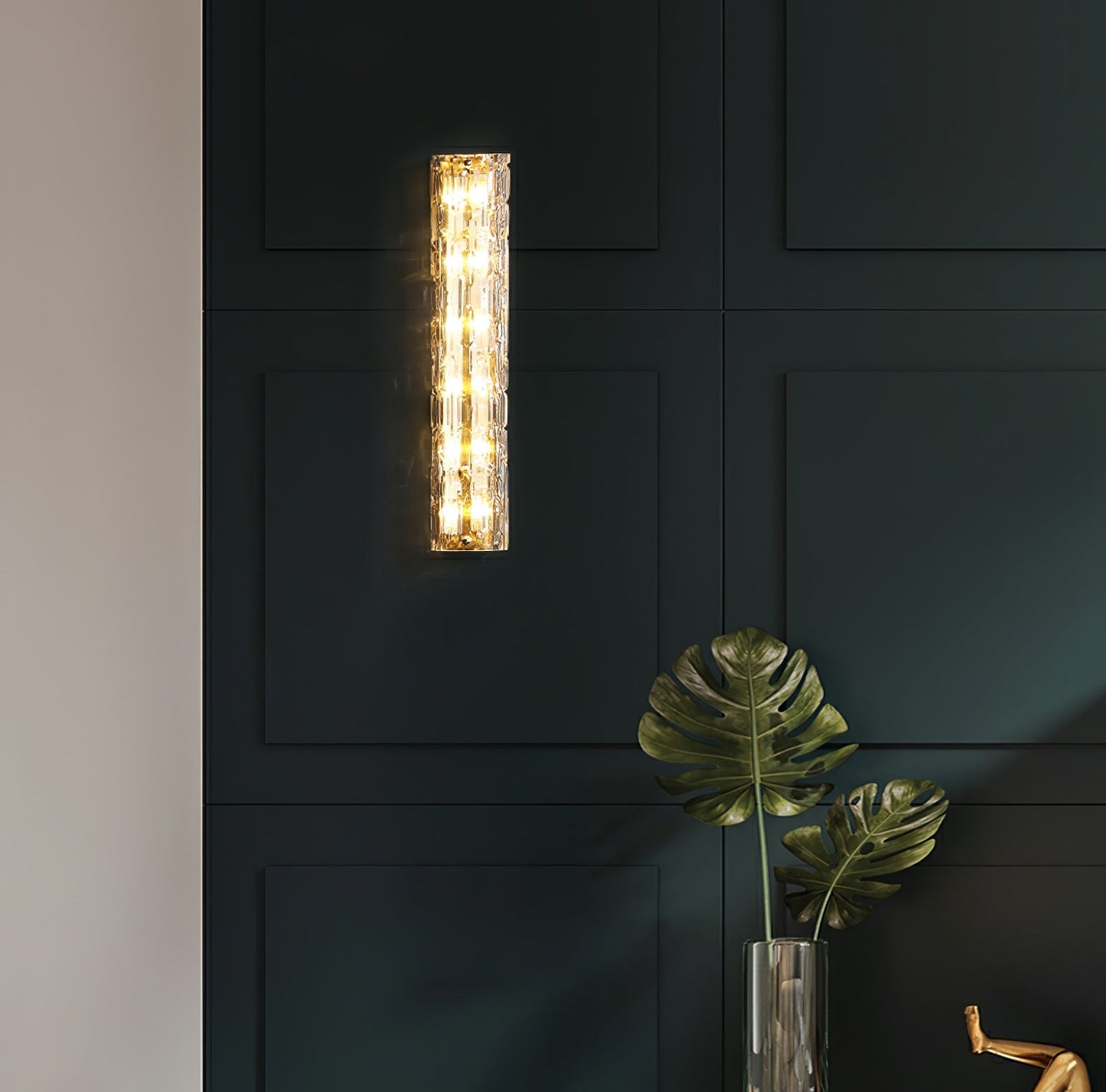 Fine Art Wall Sconce with Adjustable Brightness