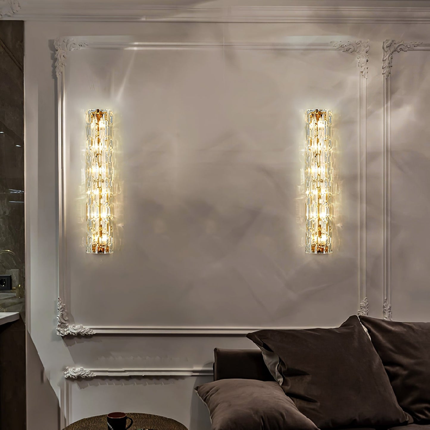 Fine Art Wall Sconce with Adjustable Brightness