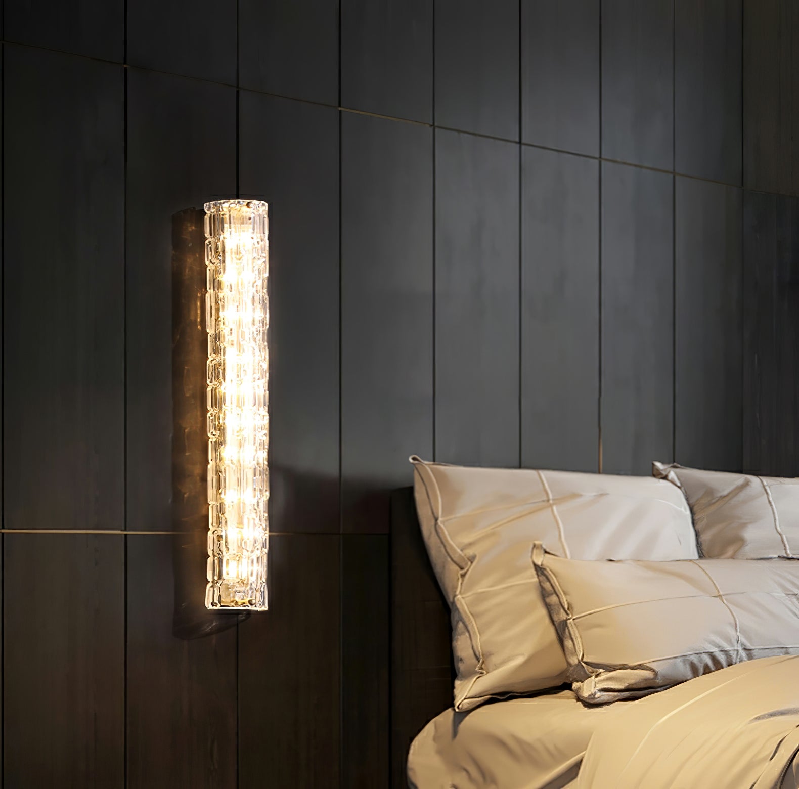 Fine Art Wall Sconce with Adjustable Brightness — lifestyle view