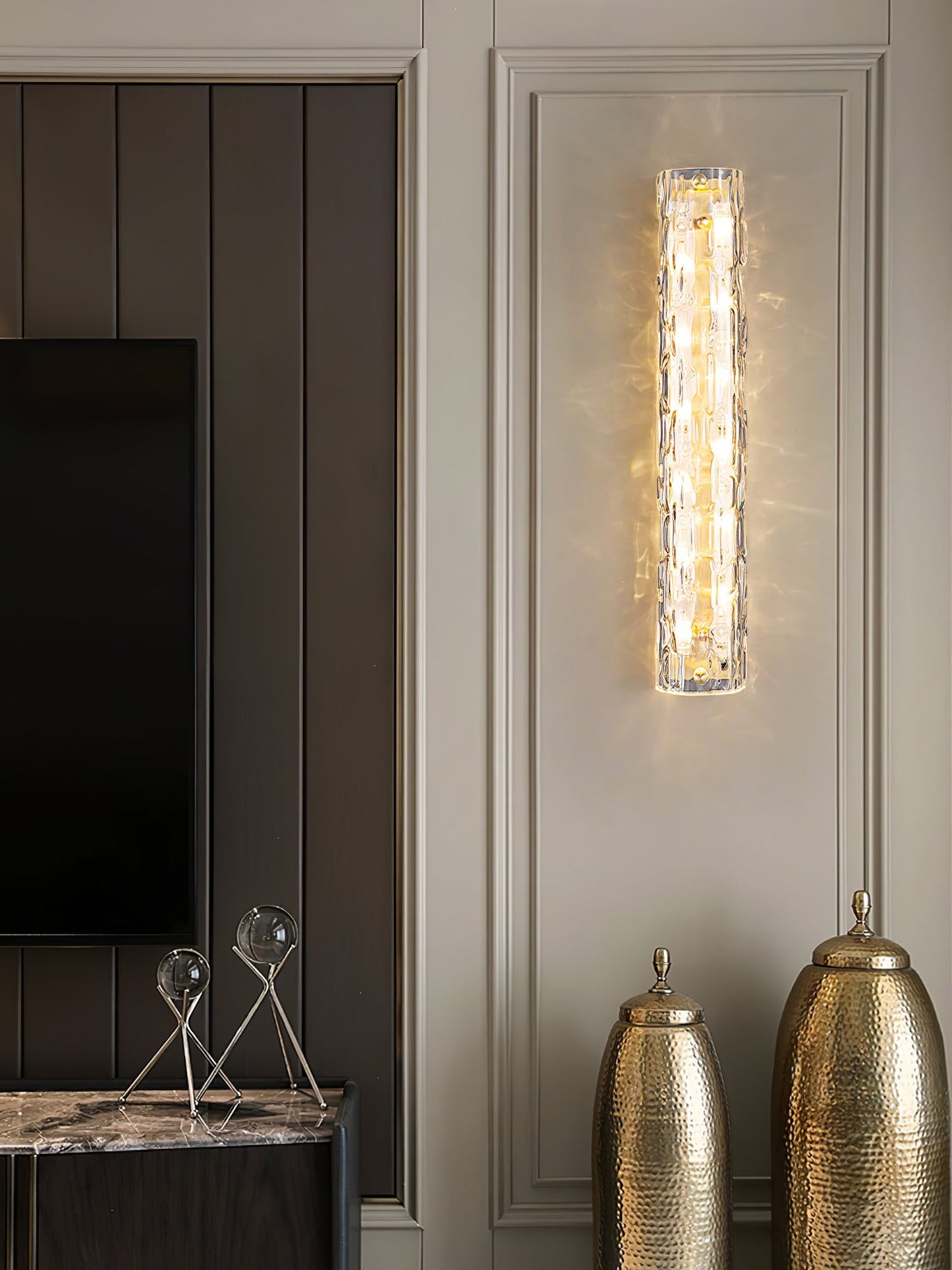 Fine Art Wall Sconce with Adjustable Brightness