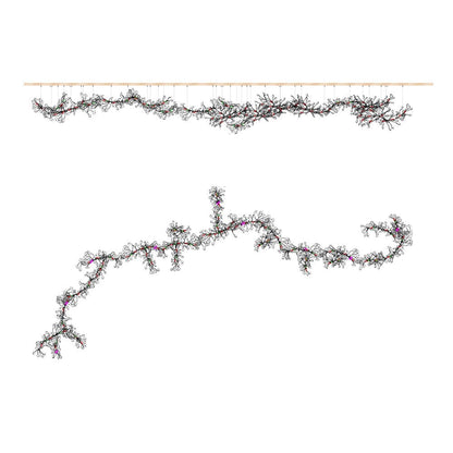Porcelain Ginkgo Chandelier - Handcrafted, Energy Efficient Lighting