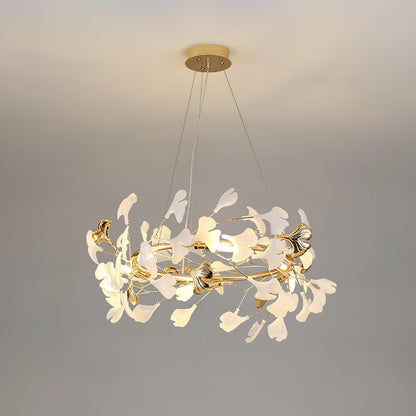 Leaf Garland Chandelier with Adjustable Brightness — side view