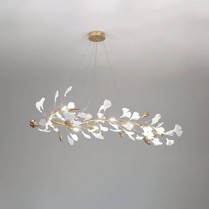 Leaf Garland Chandelier with Adjustable Brightness