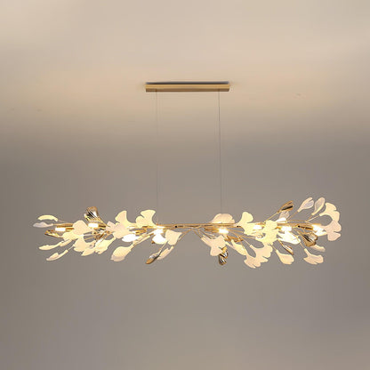 Leaf Garland Chandelier with Adjustable Brightness
