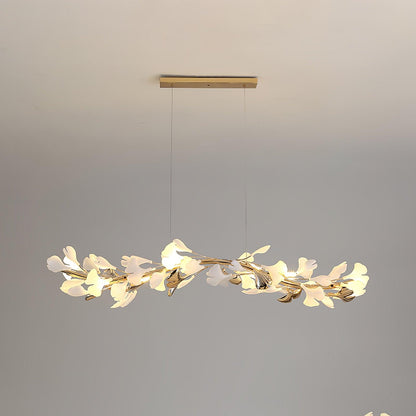 Leaf Garland Chandelier with Adjustable Brightness