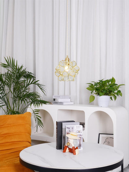 Glass Petal Pendant Light Position 19