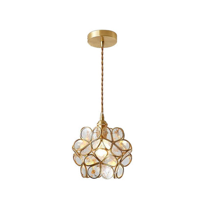 Glass Petal Pendant Light Position 35