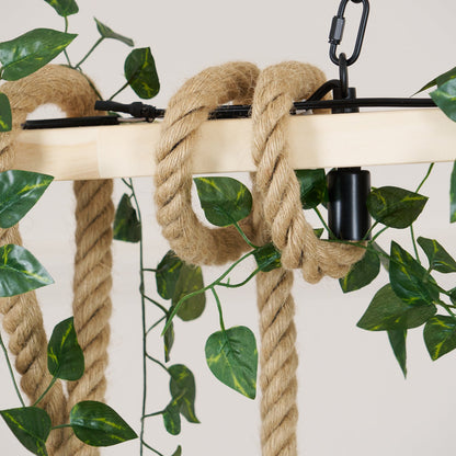 Hemp Rope Industrial Grenade Chandelier Position 19